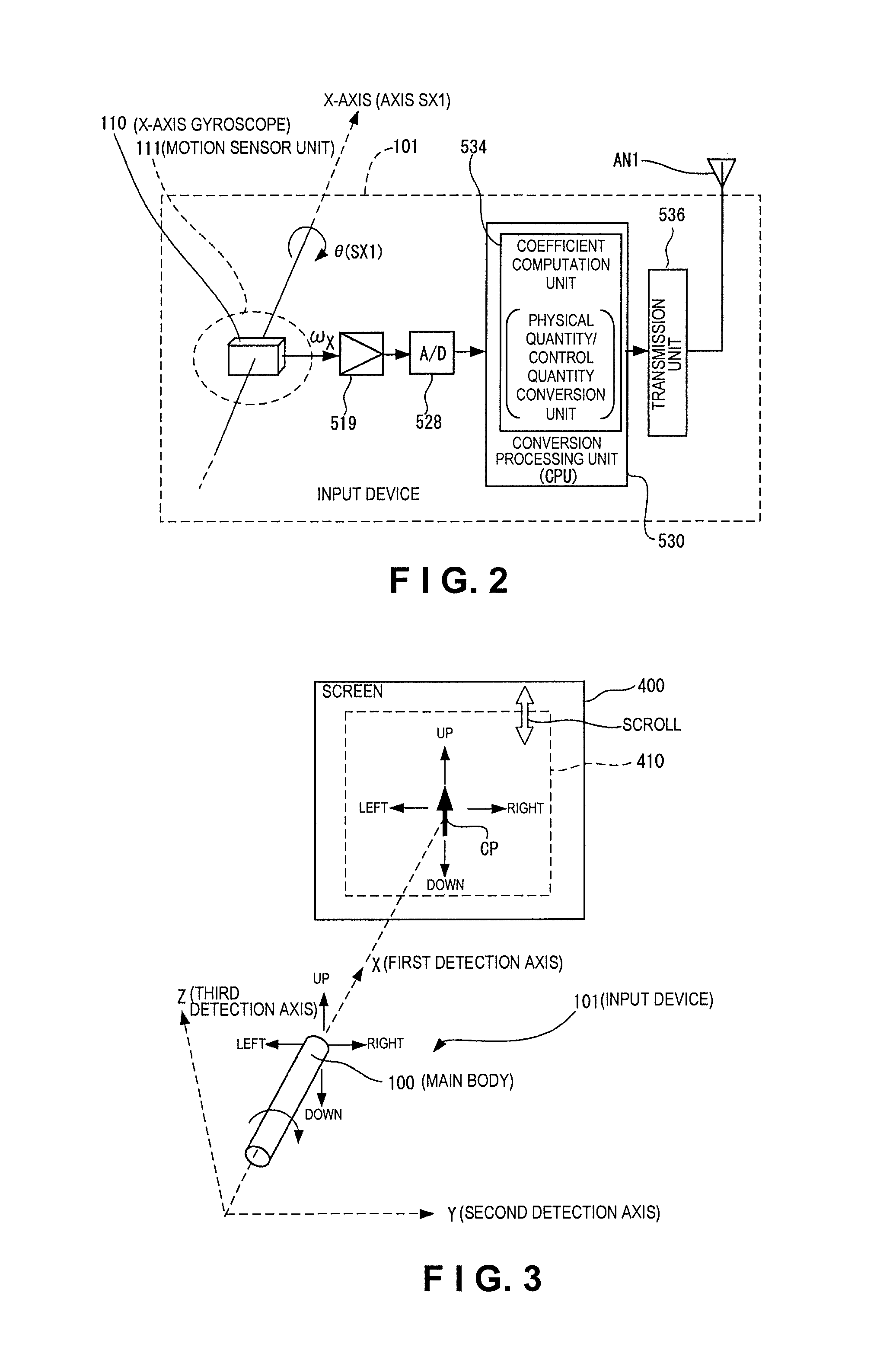 Input device and data processing system