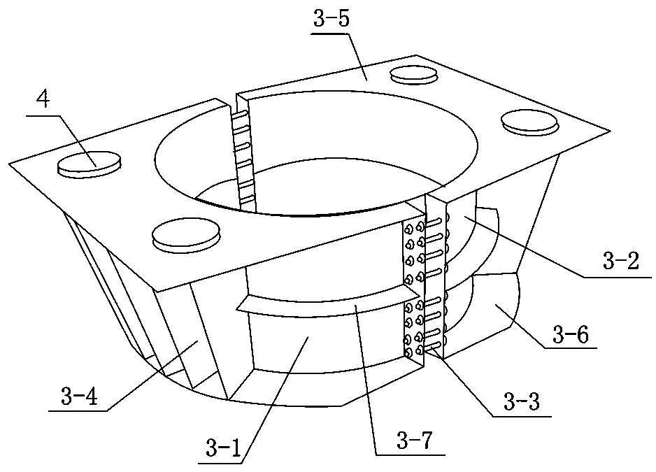 Prefabricated columnar pier and construction method thereof