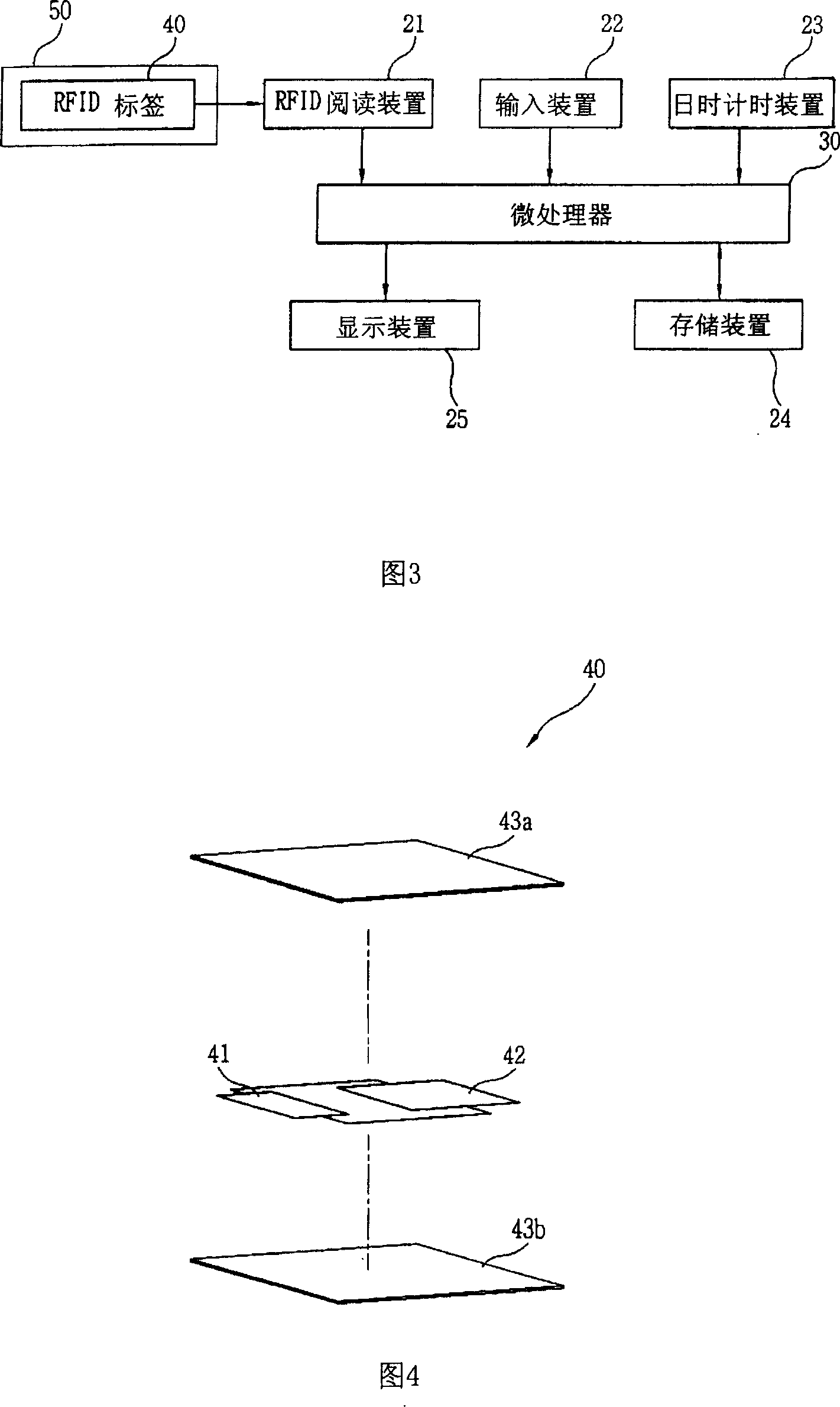 Food management type electric refrigerator utilizing RFID