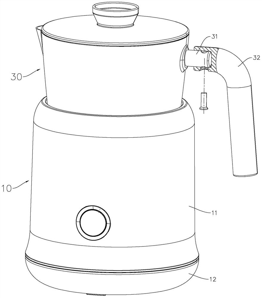 Milk foam machine