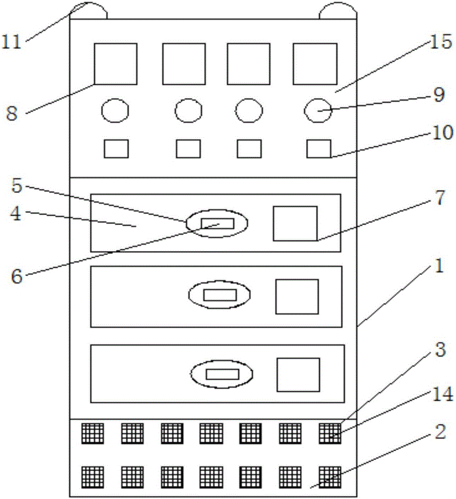 Low-voltage power distribution cabinet easy to install