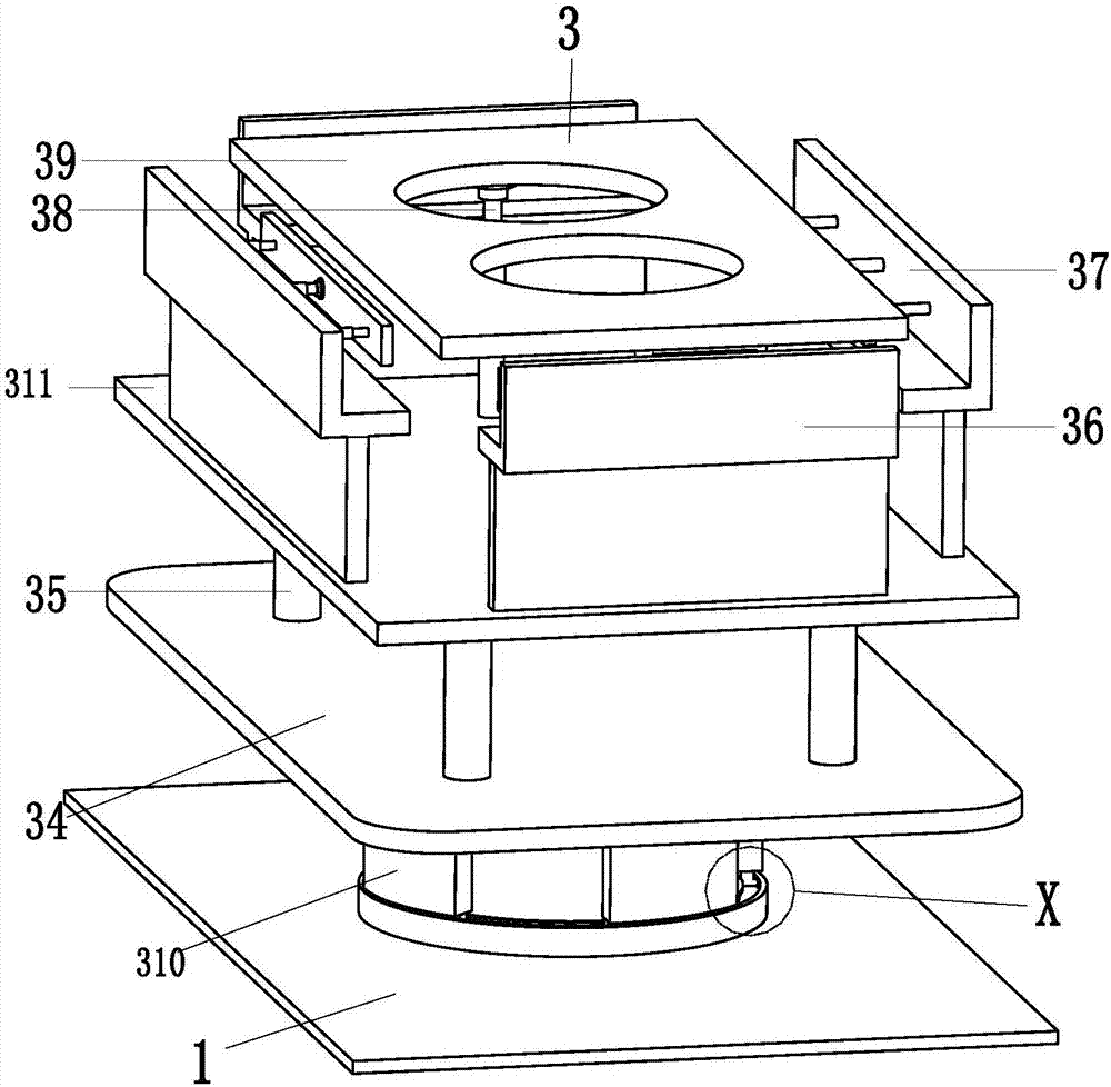 Surface intelligent processing and machining equipment for environment-friendly composite cement hollow bricks