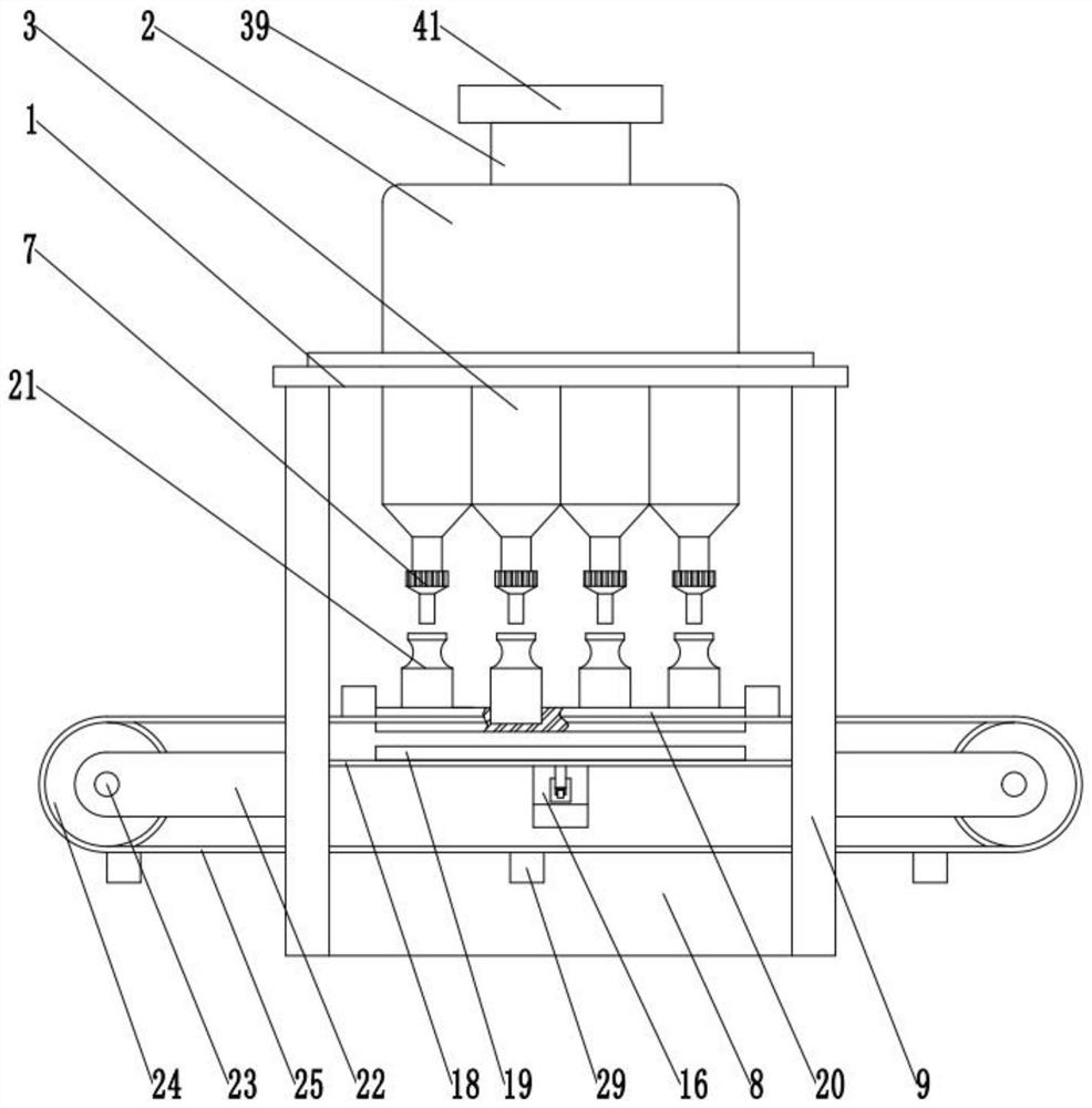 Traditional Chinese medicine powder subpackaging device