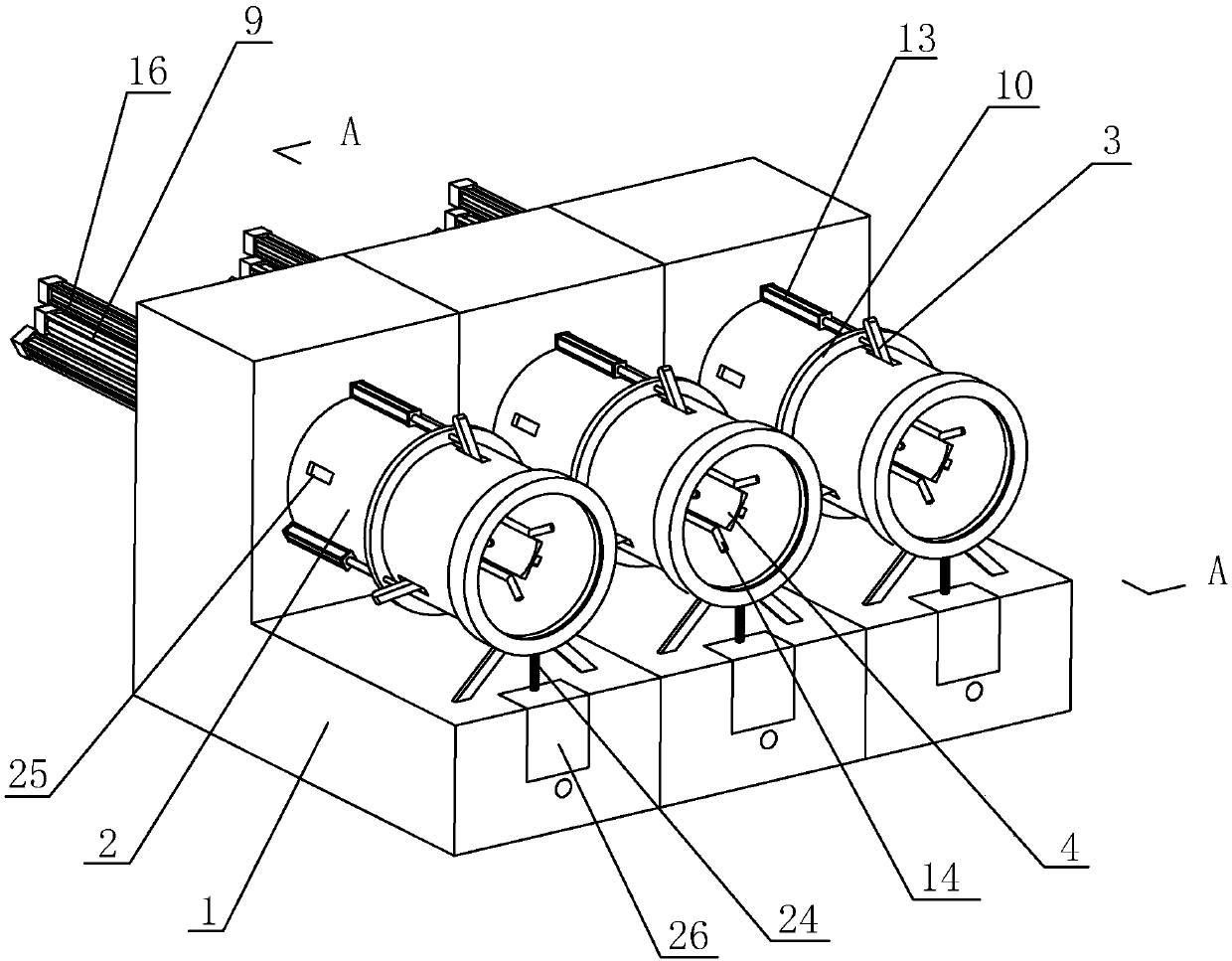 Bamboo tube preparation device