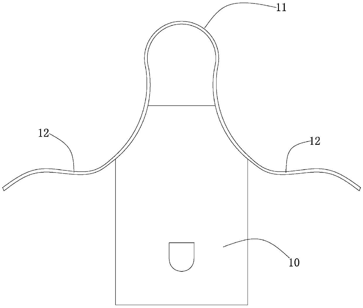 Monofilament apron