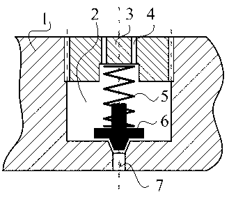 Safety valve for lithium ion power battery