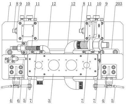 A fast assembly device for aerospace junction box welding