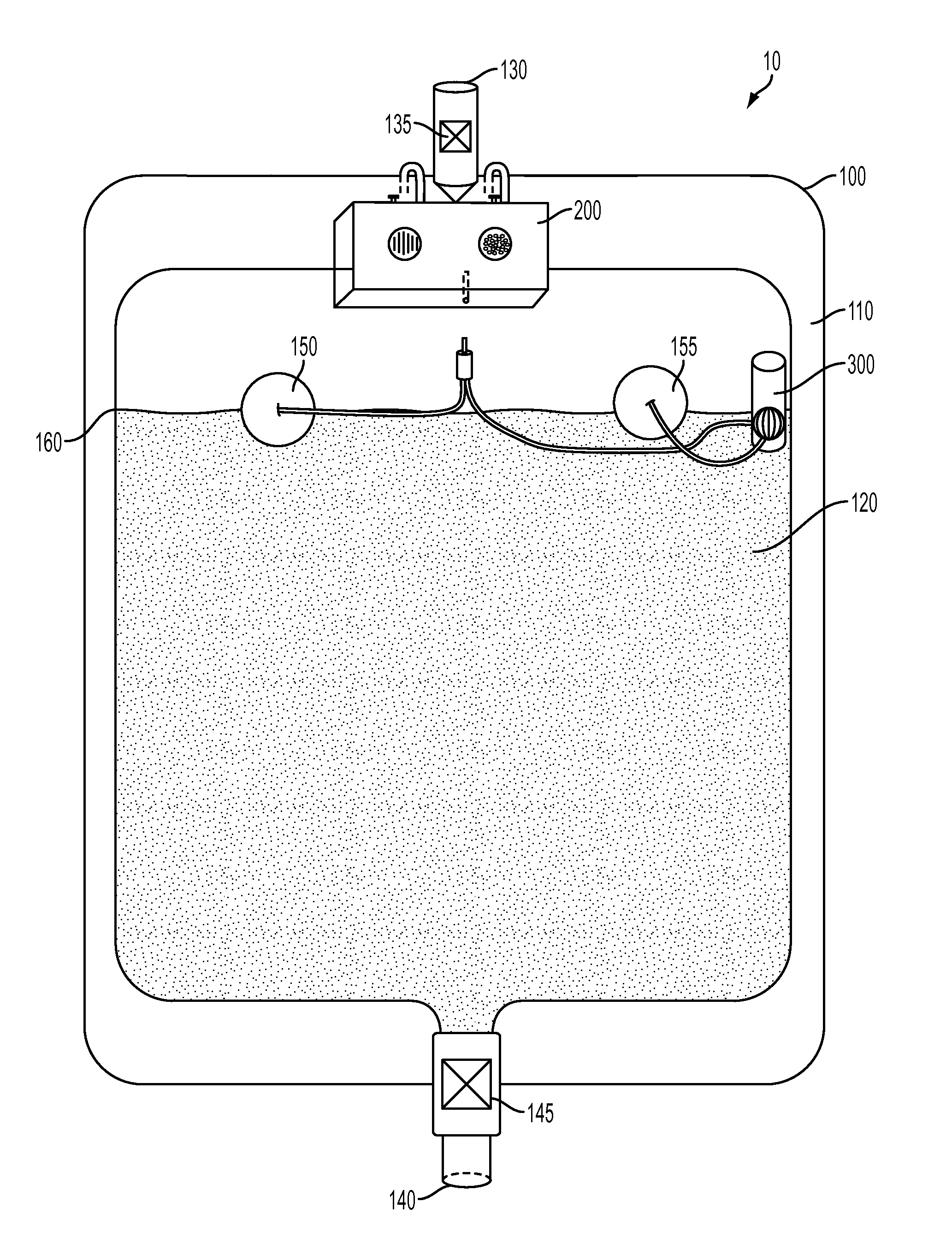 Fluid volume alarm system