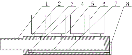 Combustible gas injection system for dual-fuel locomotive