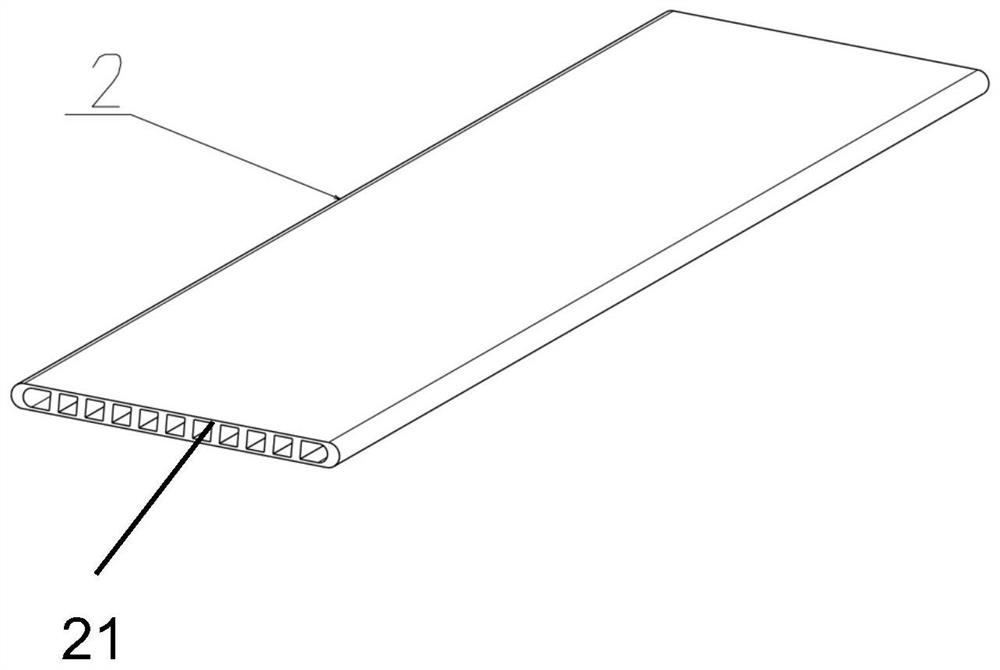 Bending type parallel flow heat exchanger