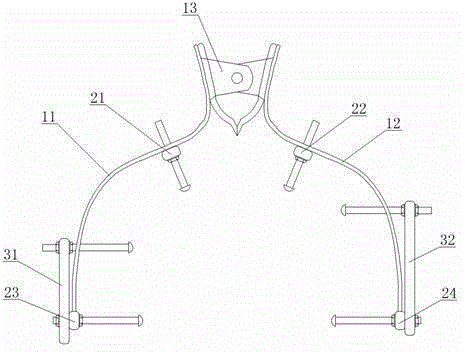 An acupressure therapeutic instrument