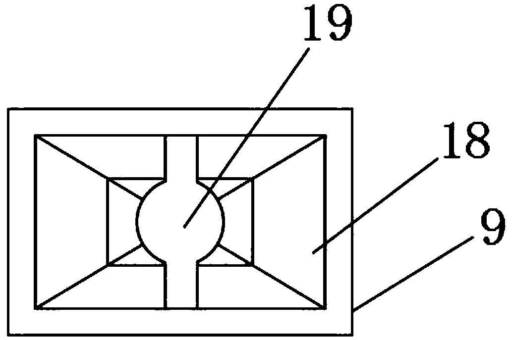 Damping type diesel generating set mounting stabilizing support