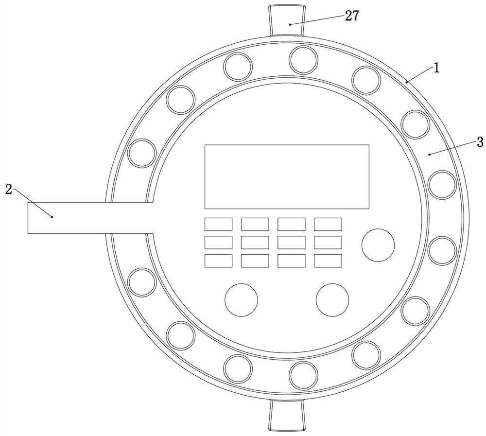 Drainage guiding device for department of cardiology