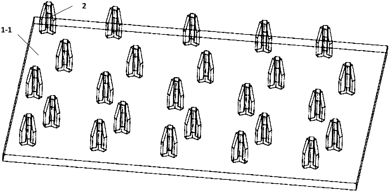 Stock plate, stock rack and workpiece arrangement method for heat treatment and high pressure gas quenching