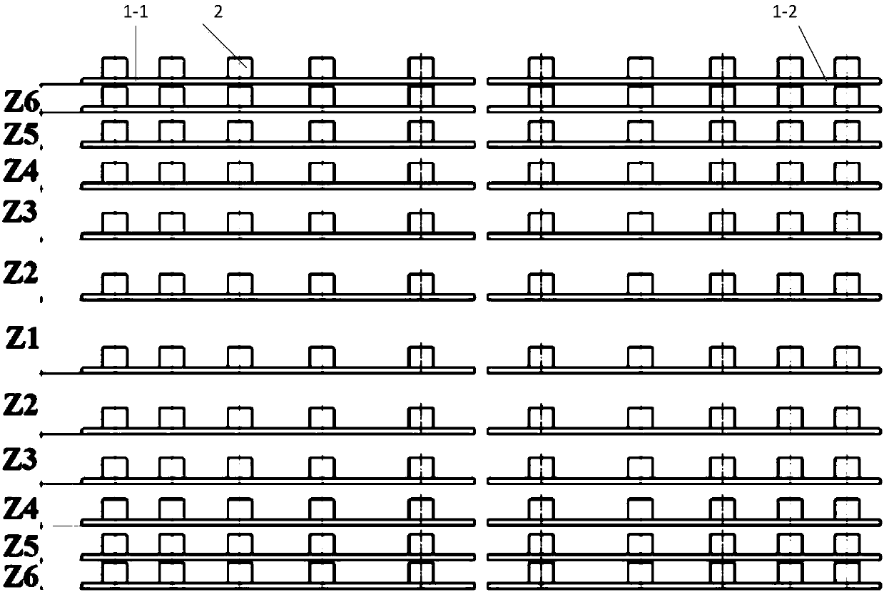 Stock plate, stock rack and workpiece arrangement method for heat treatment and high pressure gas quenching