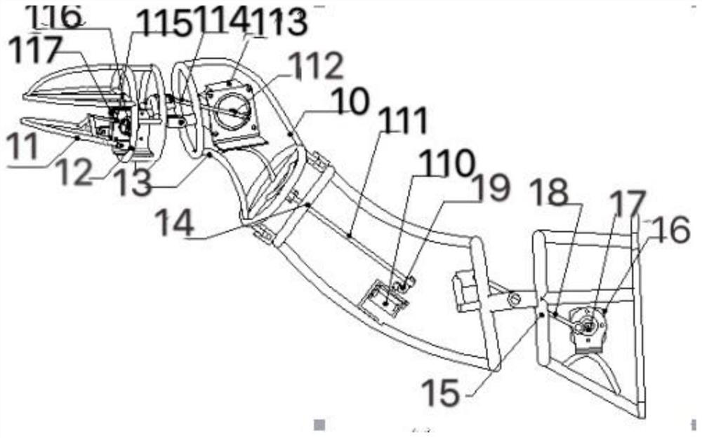 Bionic hydraulic crawling robot