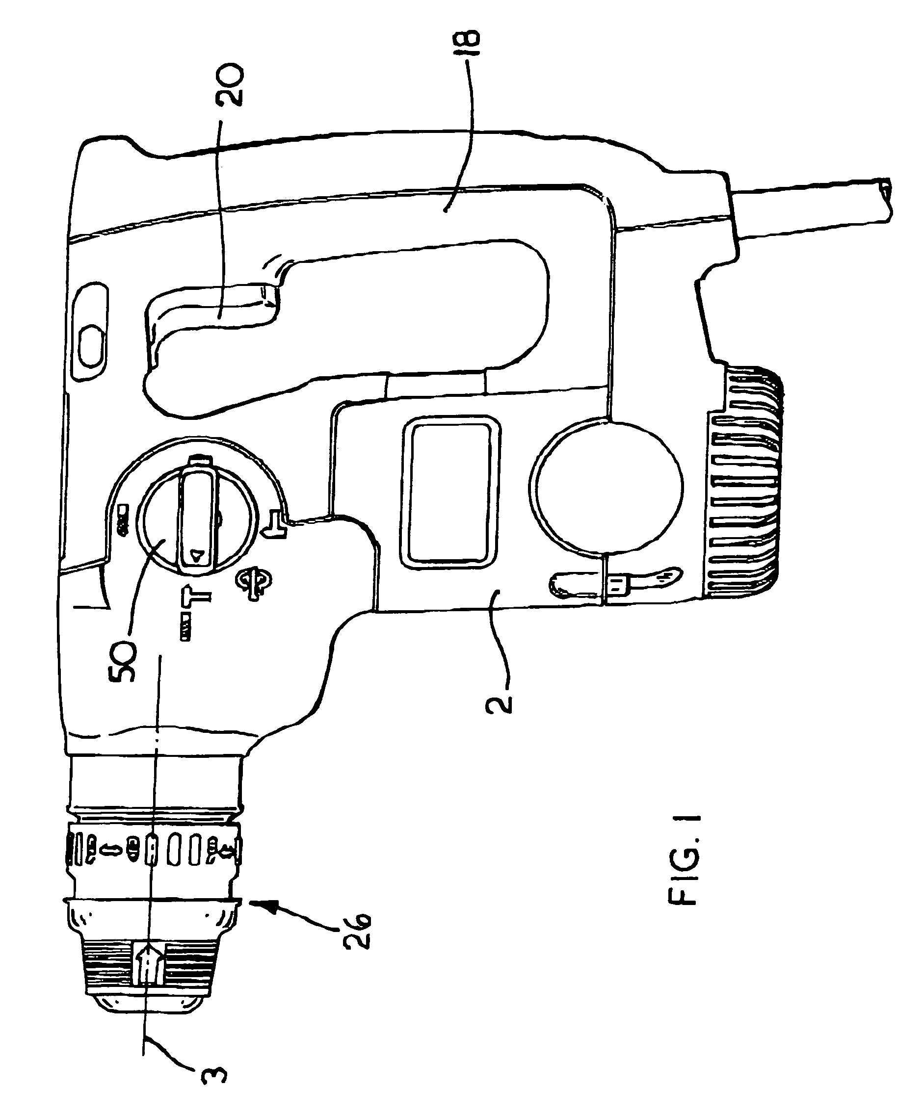 Motor mounting and sealing arrangement for a power tool