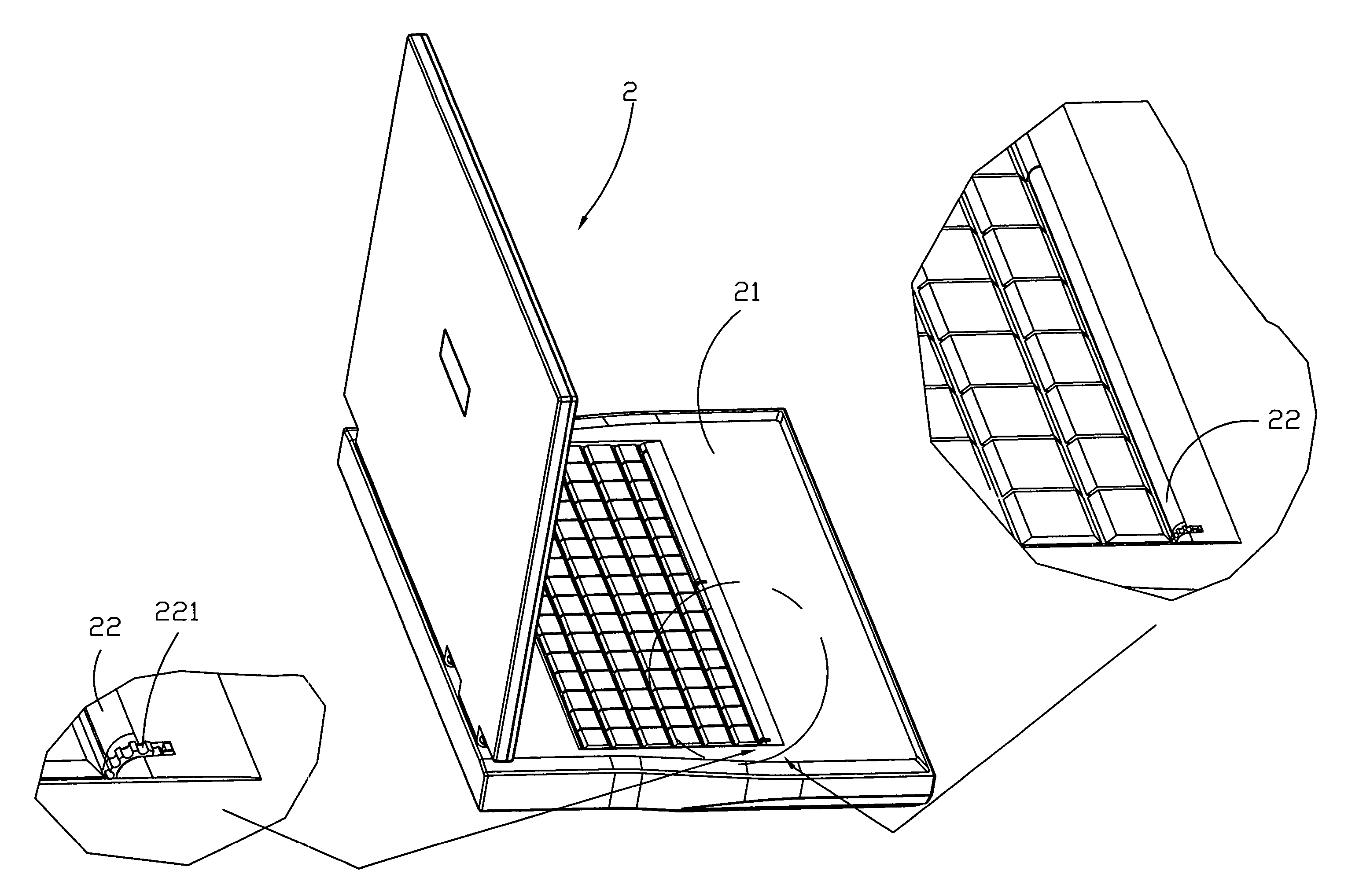 Electrical apparatus with illumination device