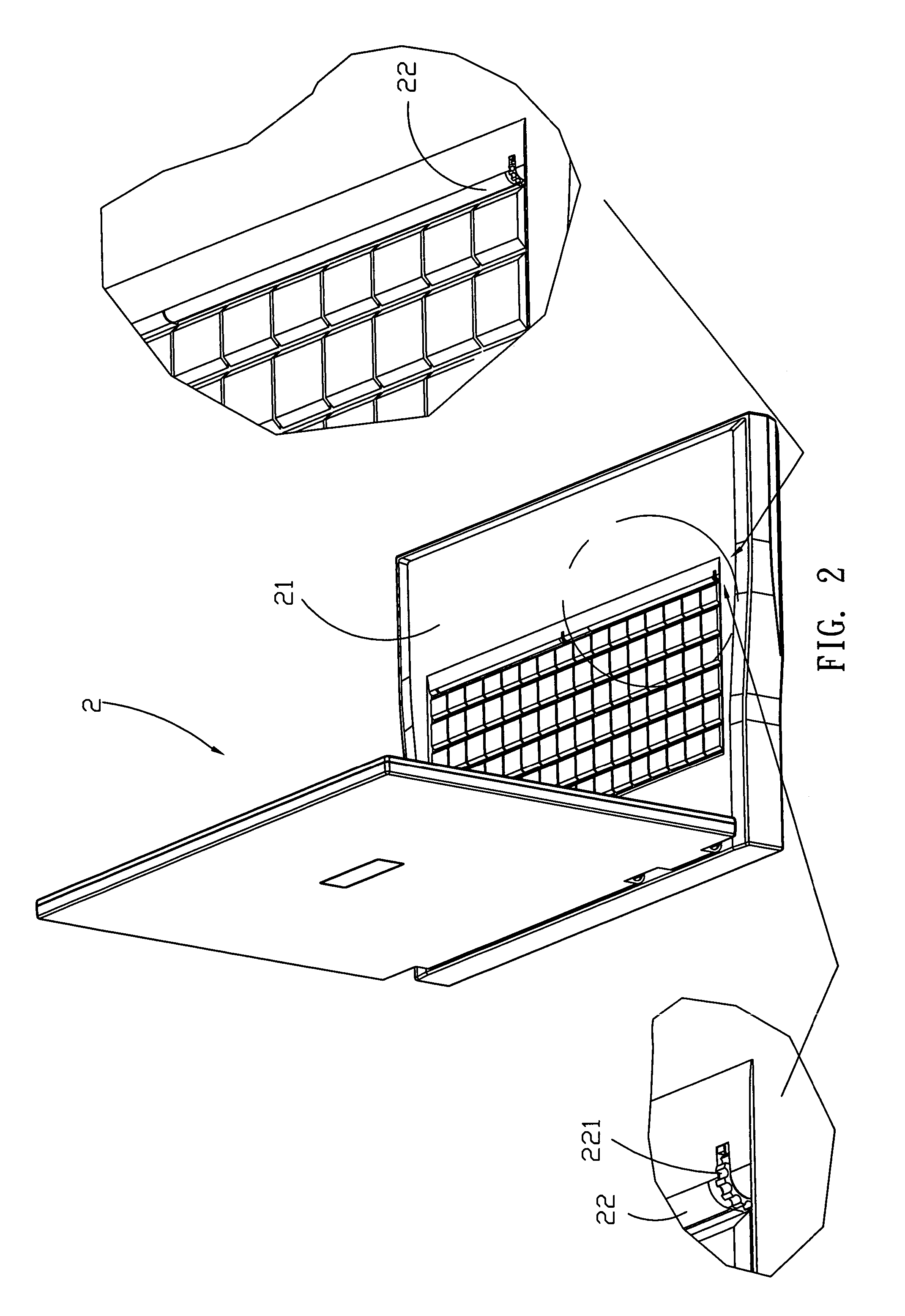 Electrical apparatus with illumination device