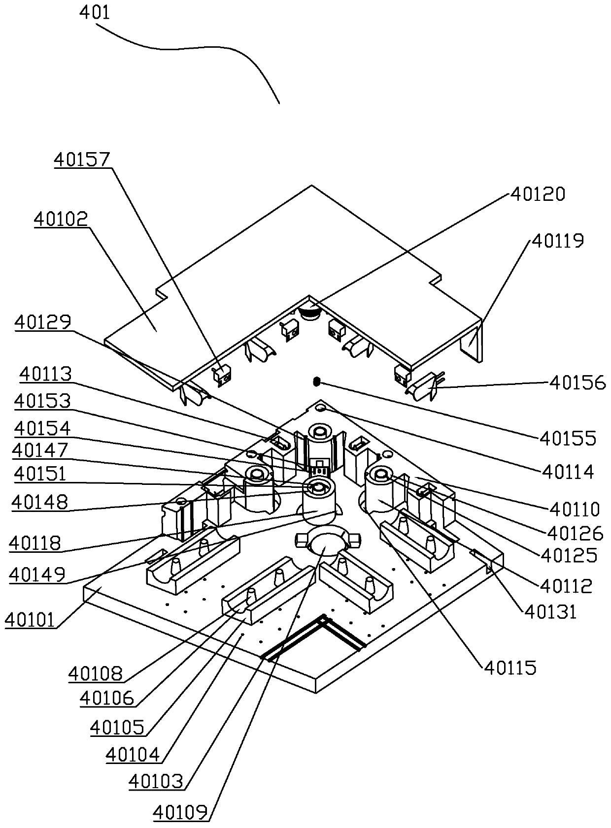 A prefabricated decorative ceiling