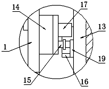 A combined shock absorbing bracket for an elevator