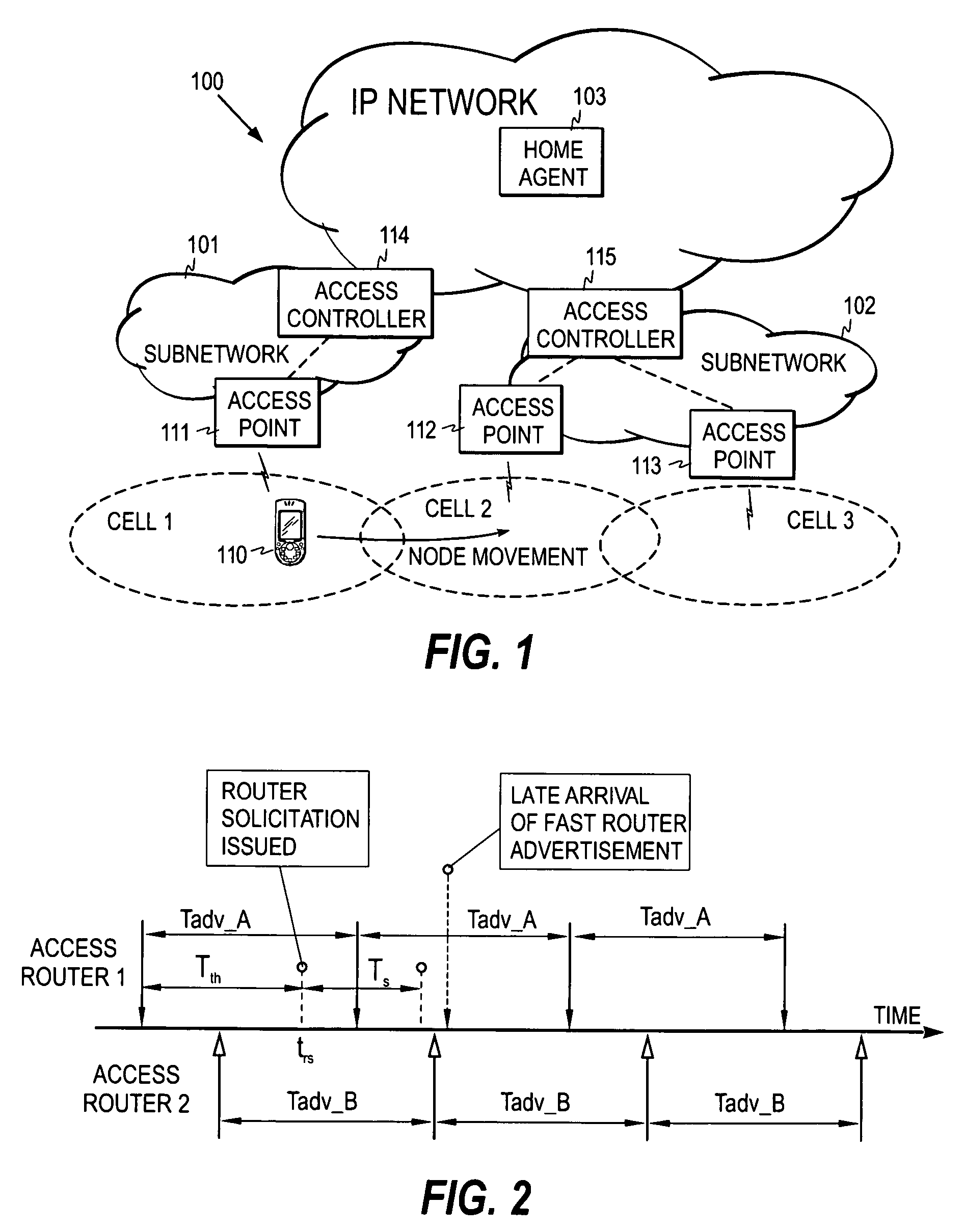 Selection of network access entity in a communication system