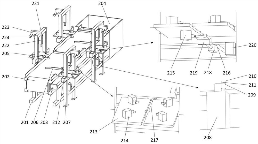 Automatic crab sorting device