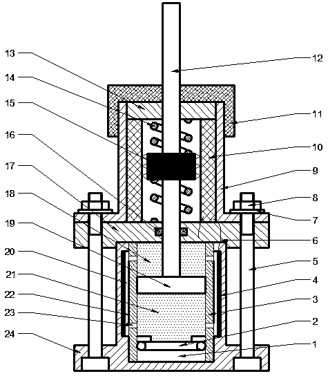 Self-adaption electrorheological fluid damper with self-induction power supply function