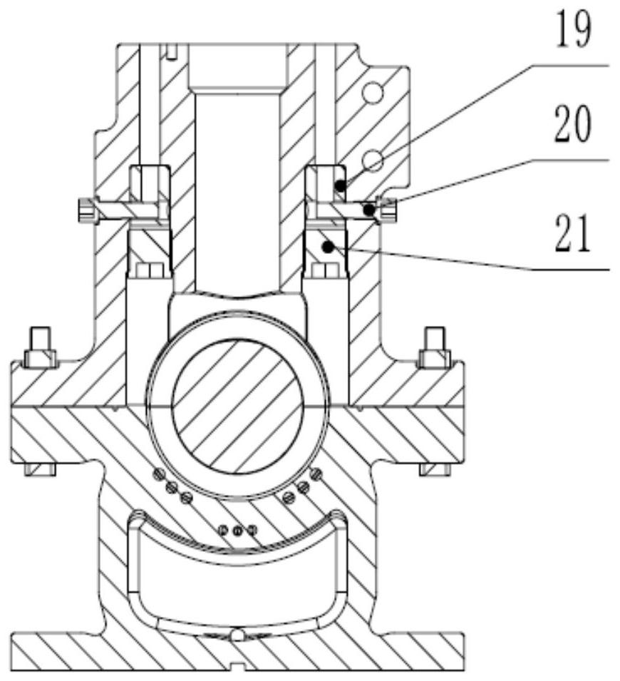 Large high-pressure oil pump cam box assembly