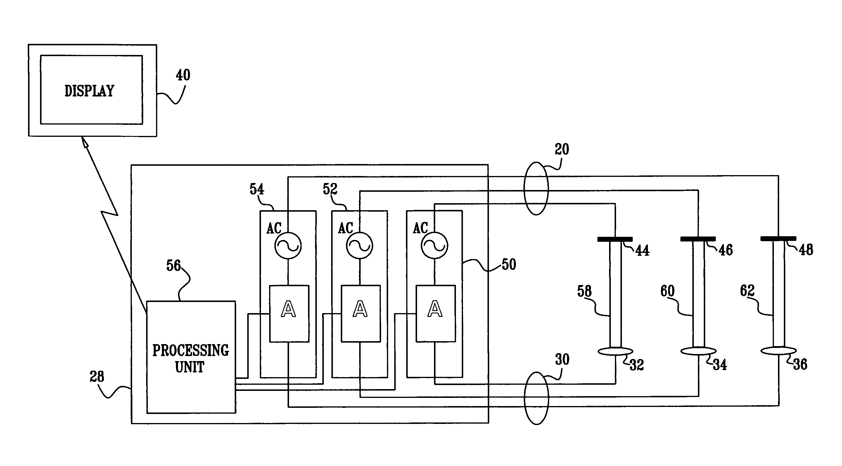 Current-based position sensing