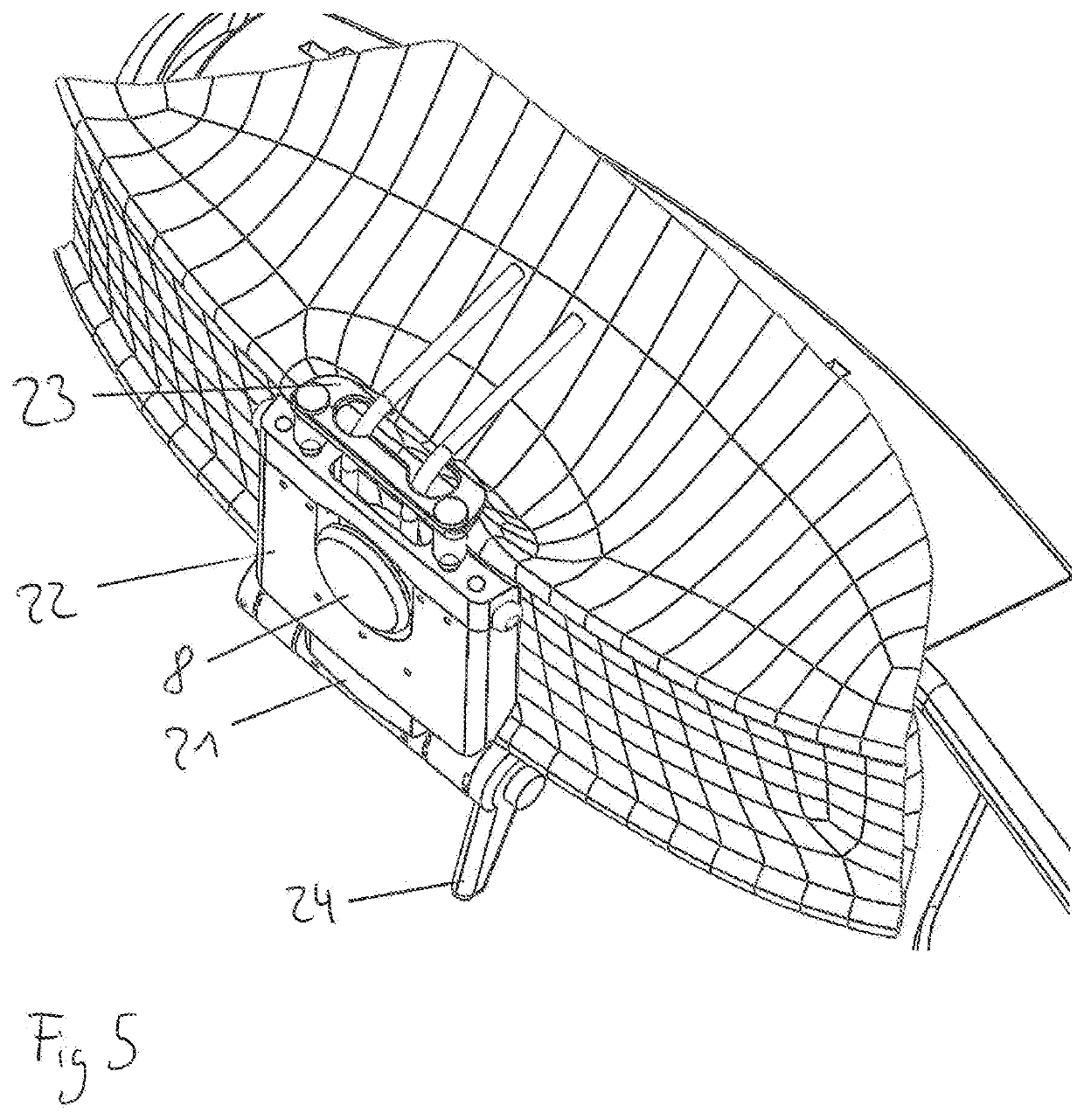 Adapter for a support device for a string instrument