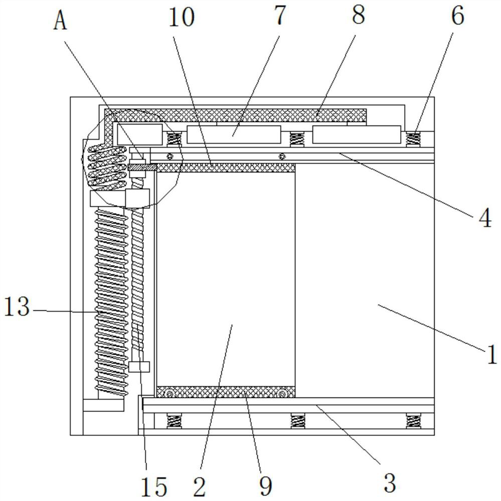 A bathroom door frame automatic lifting anti-stumbling device