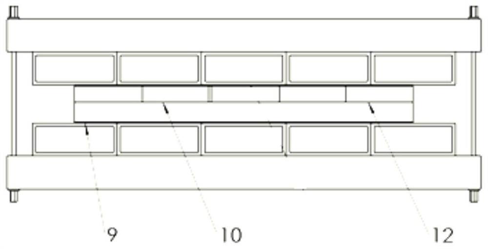 Ultra-large cold plate vacuum brazing method and a tool for vacuum brazing