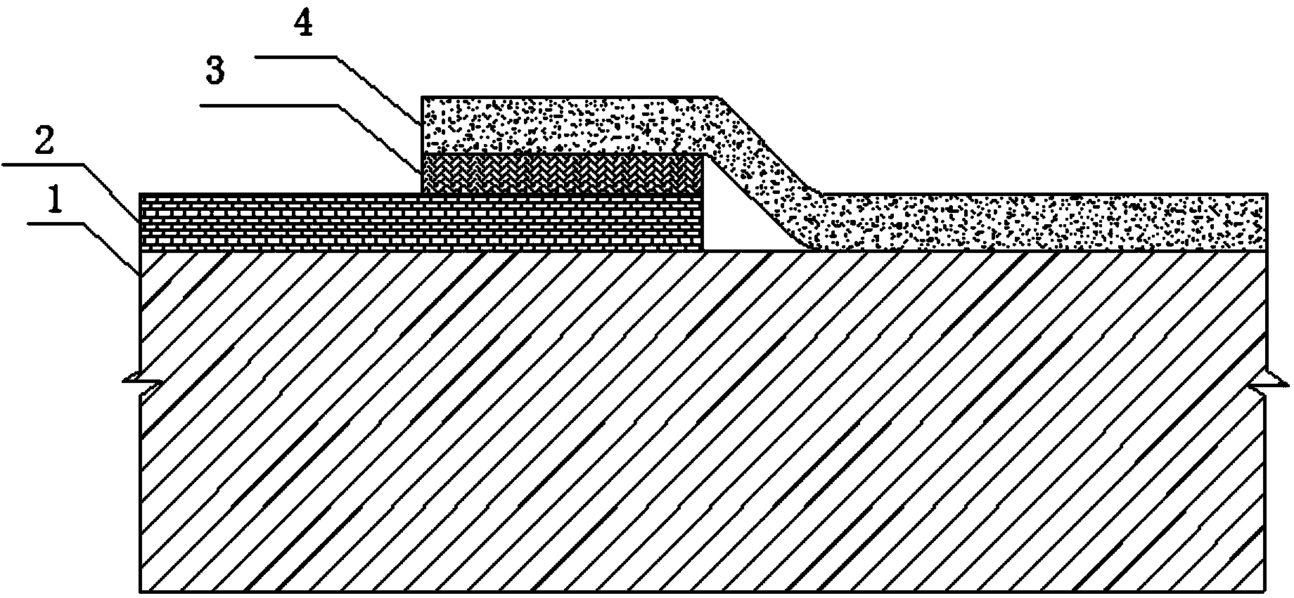 Construction method for overlap joint of geosynthetic clay liners by using photocuring technology