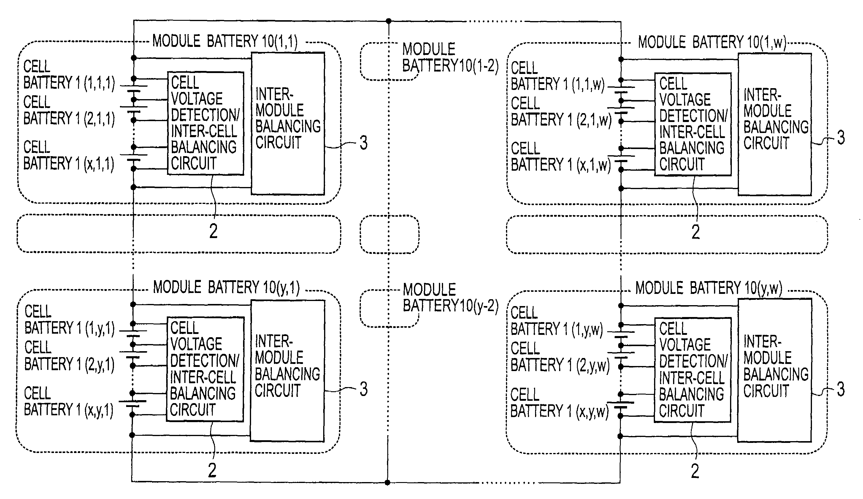 Battery system using secondary battery