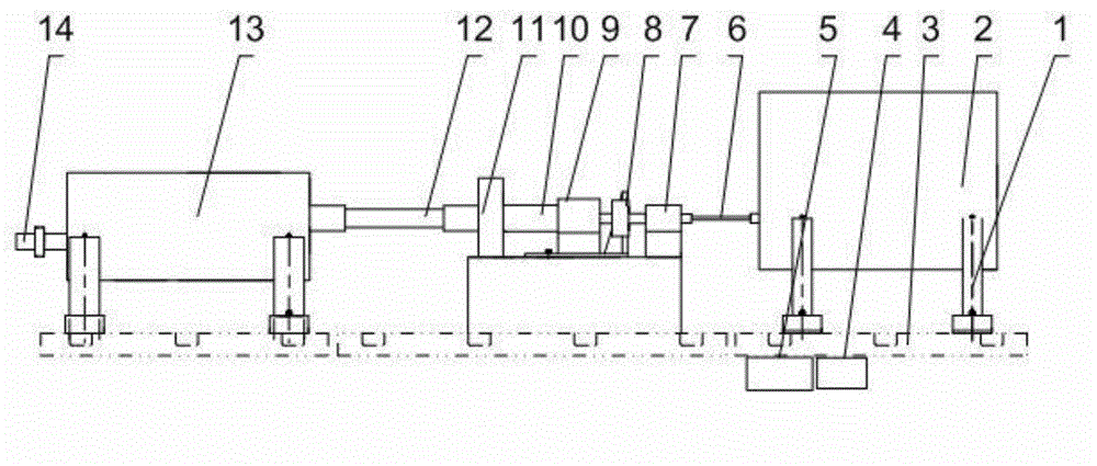 Vehicle mechanical and hydraulic dual-flow transmission steering device test bench and system