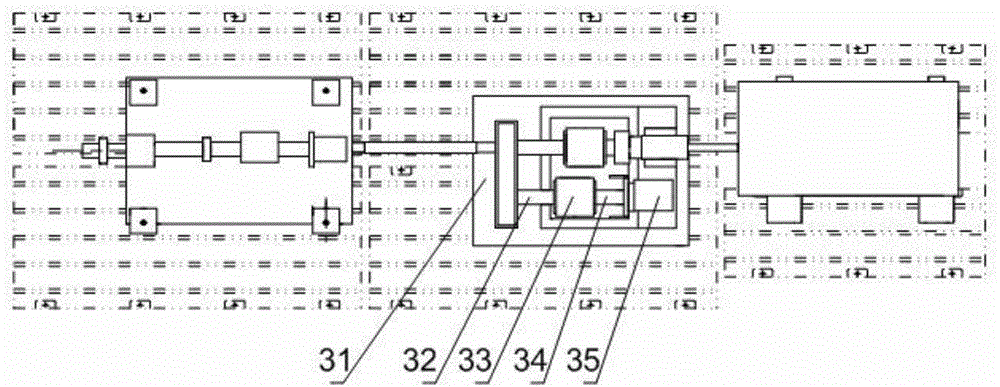 Vehicle mechanical and hydraulic dual-flow transmission steering device test bench and system