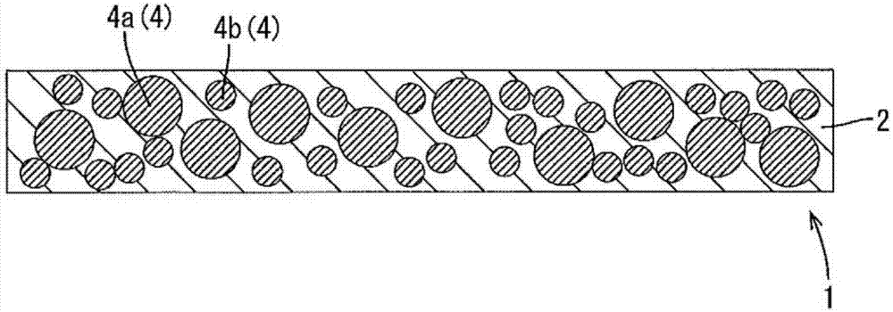 Filler-containing pressure-sensitive adhesive tape and method of producing filler-containing pressure-sensitive adhesive tape