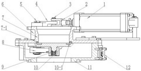 Pneumatic wear-resistant ceramic rotary slag valve