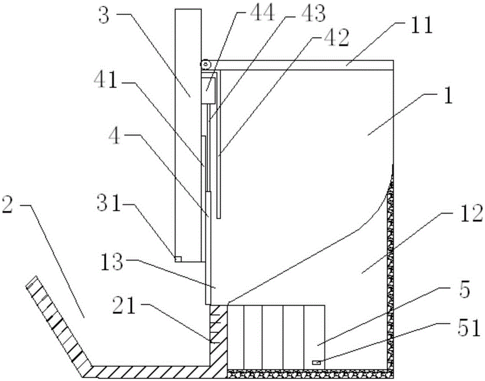 Automatic feeding and feed supplementing device