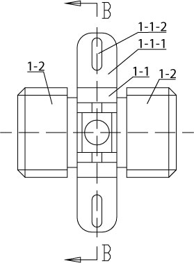 Roller type water injection well centering device