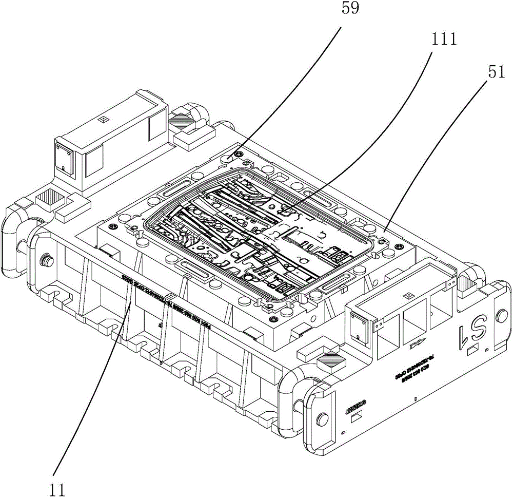 Automobile floor machining line