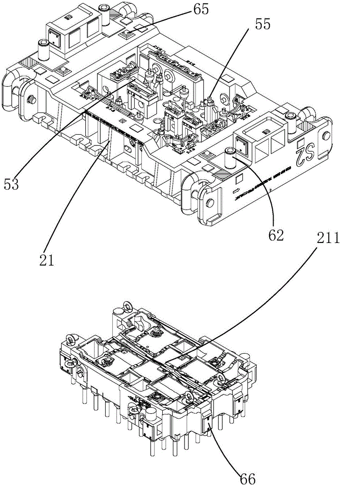 Automobile floor machining line