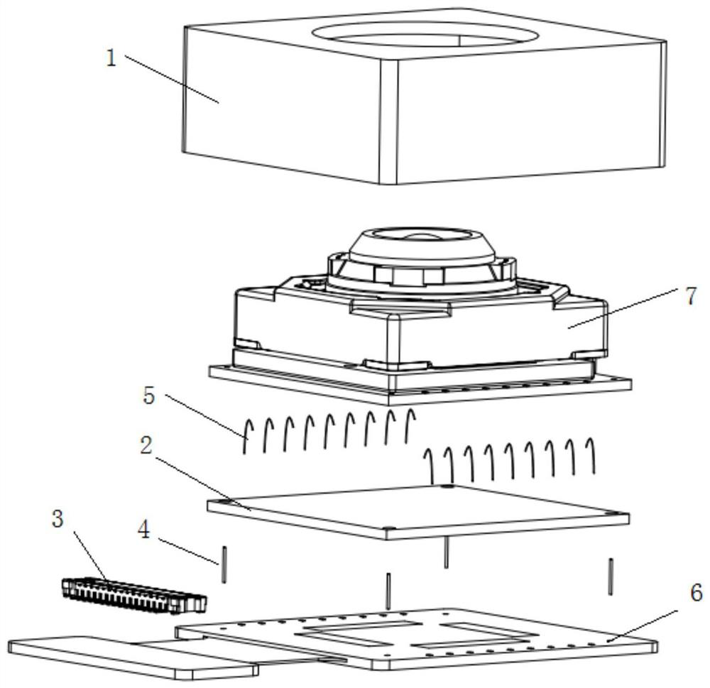 Anti-shake camera module, camera anti-shake system and method and mobile terminal