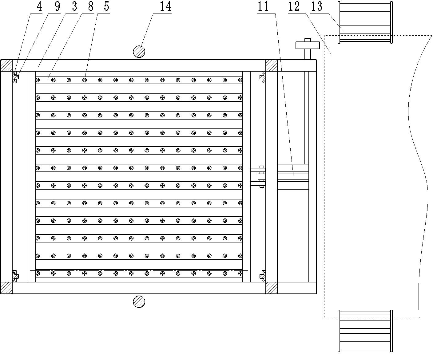 Chinese wolfberry picking machine