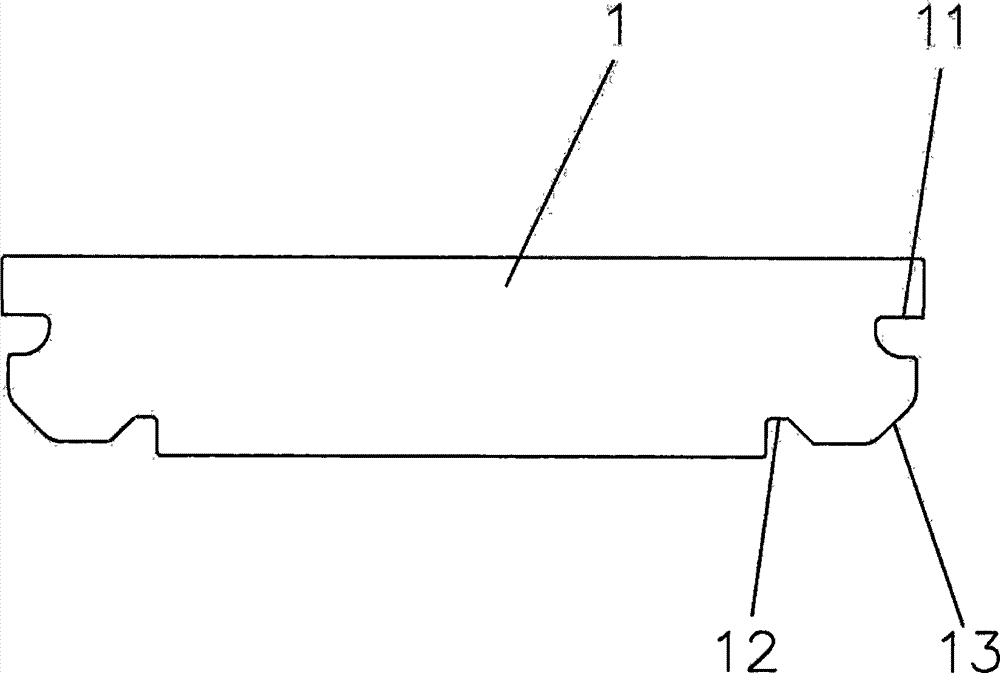 Double-hook lock flooring