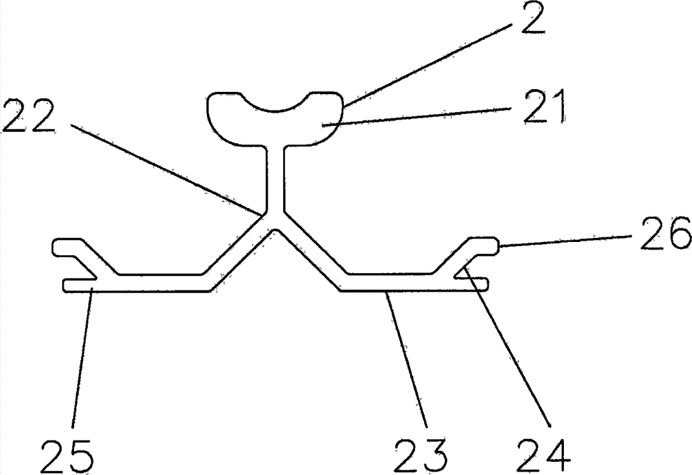 Double-hook lock flooring