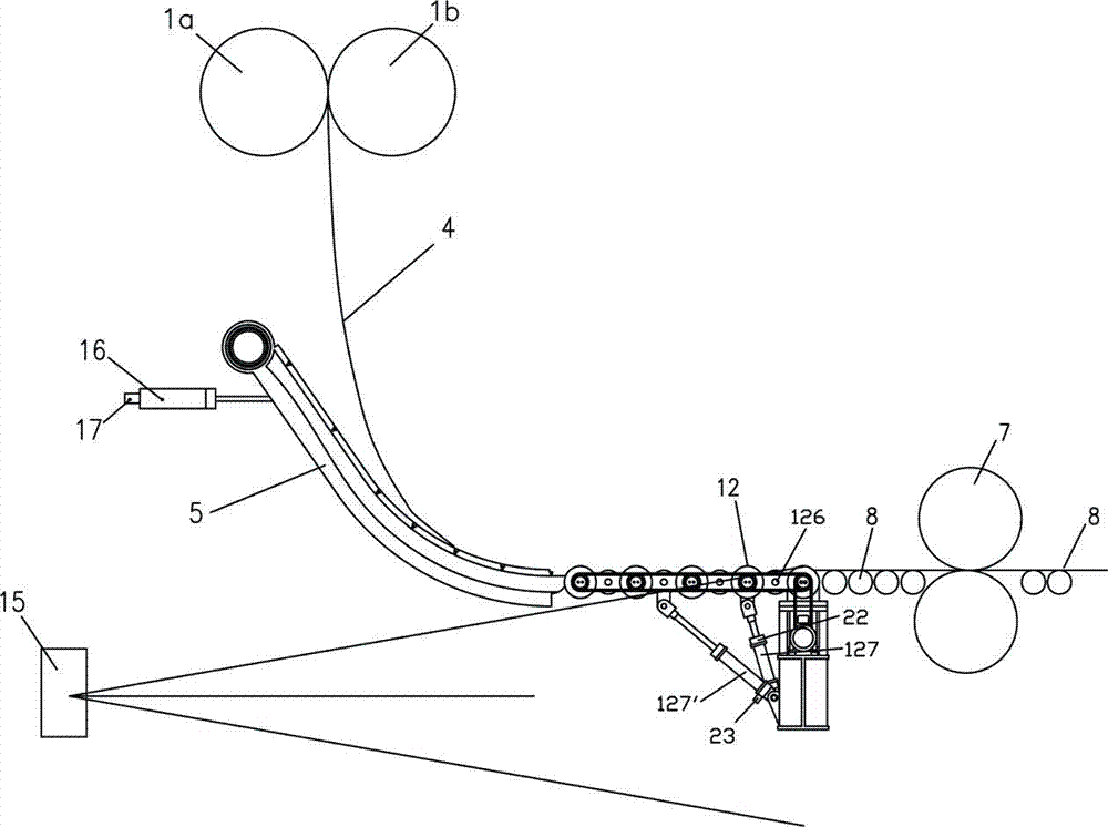 A kind of thin strip continuous casting free looper control method and device