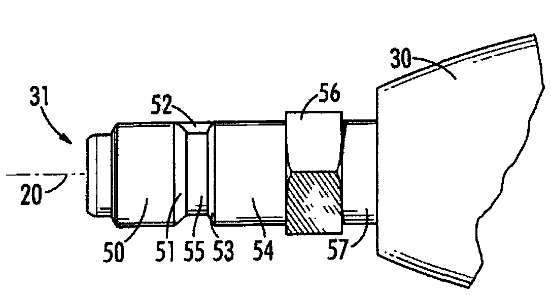 Non-rotating coupling device