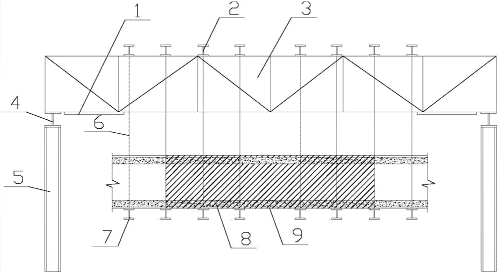 In-situ protection construction method of pipeline above foundation pit